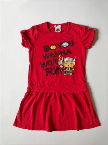 Mini abito rosso marvel - rosso,
