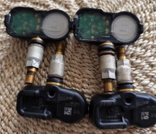  4 TPMS Sensori Di Pressione Pneumatici Originali Toyota Yaris III Serie... 