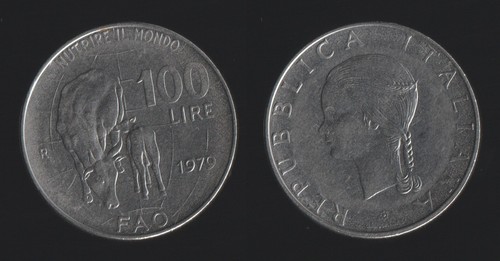 100 lire 1979 fao - 1979,
