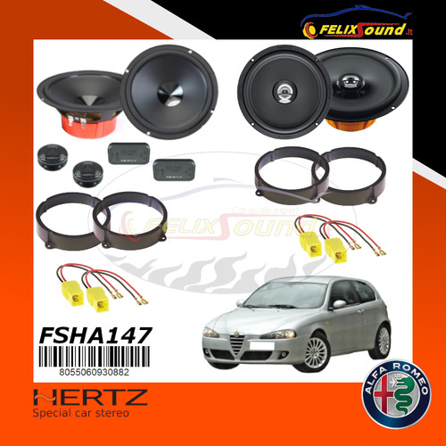 Kit altoparlanti alfa 147 - kit, 6