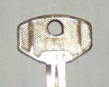 CHIAVE AUTO FIAT EPOCA VINTAGE