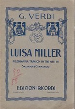 LUISA MILLER  melodramma