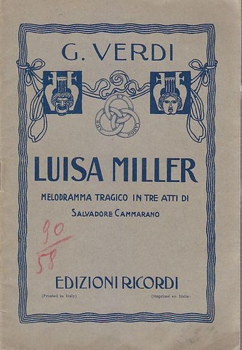Luisa miller melodramma - miller,