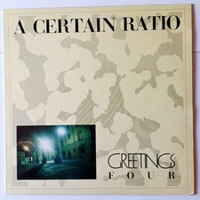 A Certain Ratio "Greeting Four", Vinyl LP 33t, Italy 1986 TBE 