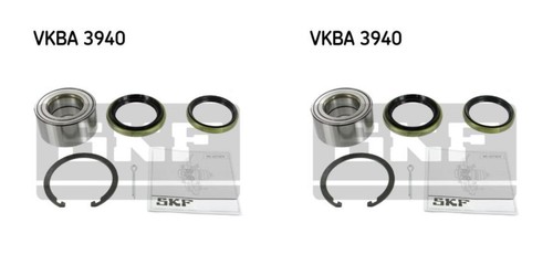 Skf cuscinetto ruota mozzo - skf, 2x