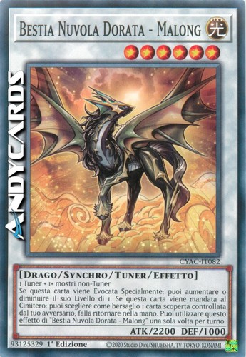 Bestia nuvola dorata - -, malong