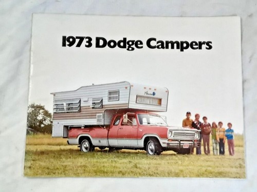 Brochure dodge camper 1973 - camper,
