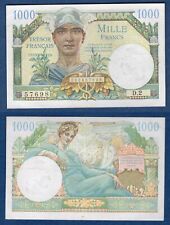 1000 Franchi Tesoro Francese Diam. 2 57698 Qualità Spl Tipo 1947 - 1947