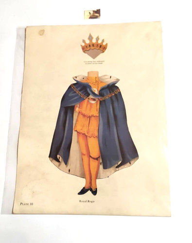 Bambole vestiti carta - e,