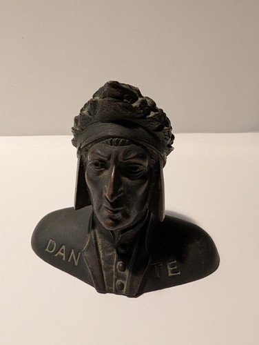 Busto bronzo dante fine - busto,