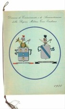 Calendario Regione Militare Tosco Emiliana anno 1980 con cordoncino. Esercito It