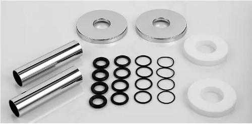 Kit rosone 18mm cromato