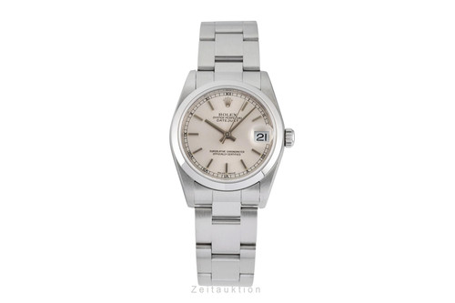 Rolex datejust silver dial - rolex,