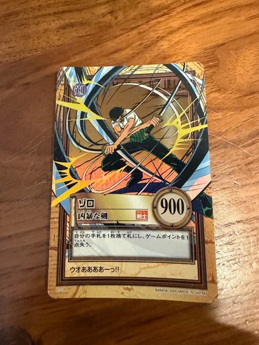 One piece zoro - zoro, carte