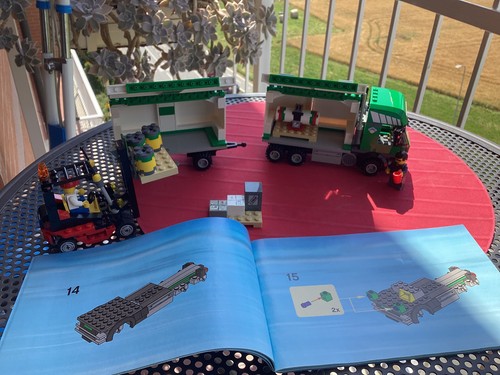 Lego 7733 camion con rimorchio - lego,