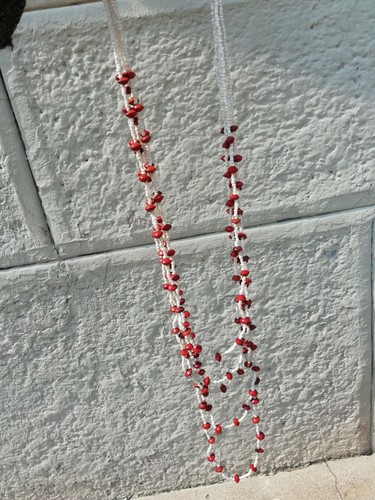 Collana molto lunga perline - molto,