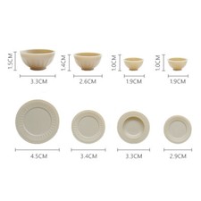 Set piatti ciotola 7 colori
