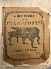 Antique A New Method Piano