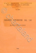 FUCILE Carabina Winchester 7,62 1959 5024 Manual Manutenzione ESERCITO DVD