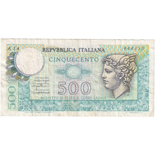 195964 italy 500 lire - [#195964], italy,