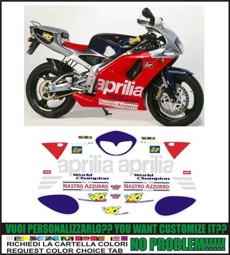 Adesivi 125 1998 replica - rs,