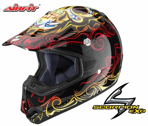 Casque scorpion vx17 calavera - scorpion,