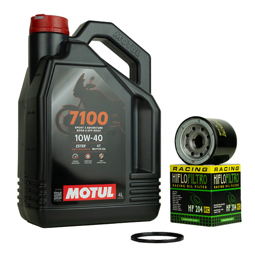 Cambio olio motul 7100 10w40 - cambio,
