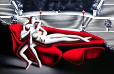 Kostabi Mark - 75x103 Red as