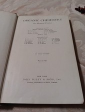 Vintage 1953 ORGANIC CHEMISTRY