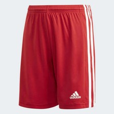 Short bambino calcio adidas Squadra 21 GN5761 Rosso-Bianco Aeroready