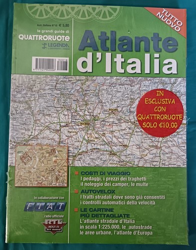 Atlante italia quattroruote - d'italia,