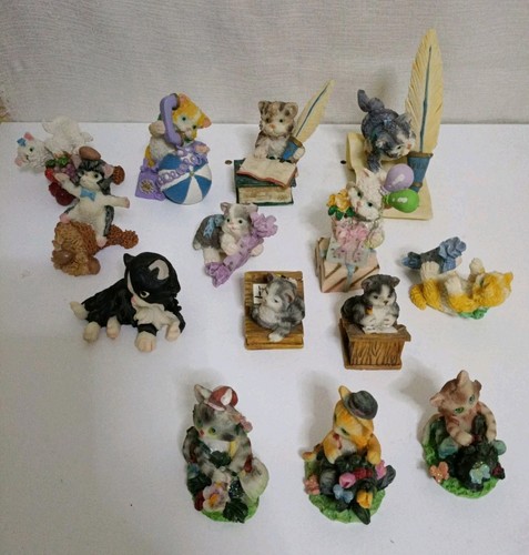 Lotto vintage statuine gatti - vintage,