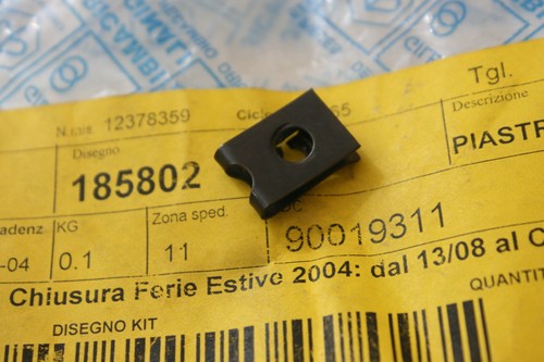Piastrina molletta vite screw - piastrina,