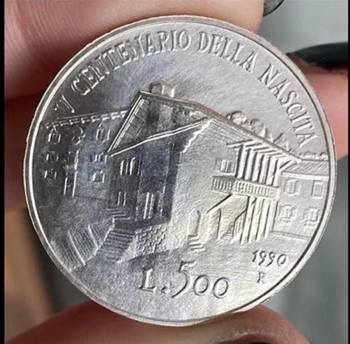 500 lire 1990 nascita tiziano - nascita,