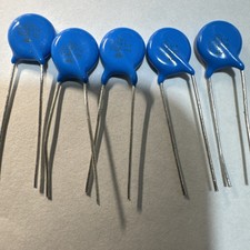 5pezzi 07D431K VDR Varistore resistenza 275VAC 350VDC 430V ±10% Diam.7mm