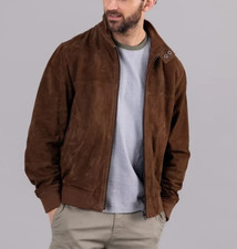 Giubbotto pelle scamosciata