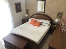 Camera da letto matrimoniale completa In Legno Massello