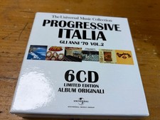 6 CD BOX Progressive Italia Gli Anni '70 Vol. 2 - The Universal Music Collection