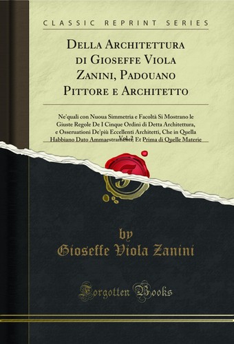 Della architettura gioseffe - della,