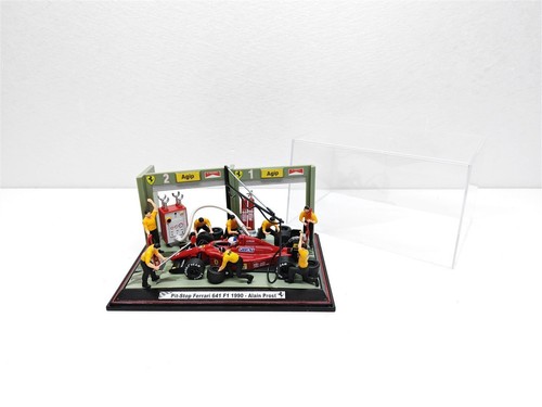 Diorama pit stop ferrari 641 - diorama,