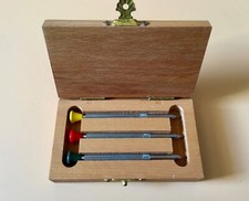 Set n.3 mini punzoni per orologiai anni 70'