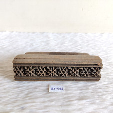 Timbro In Legno Fiori Vintage