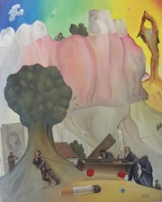 Luigi Regianini (Milano 1930-2013) Il funerale Olio su tela cm 50x40 anno 1967