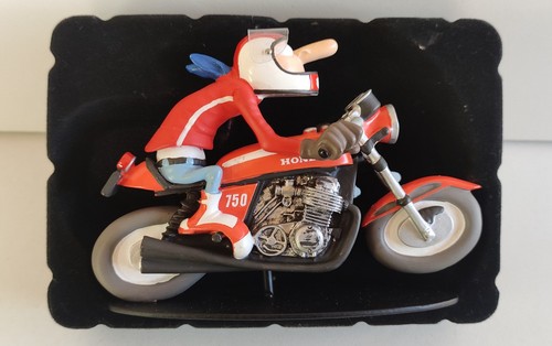 Figurine moto résine - figurine, en