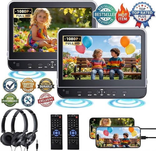 Lettore dvd doppio - dvd, 10,5"