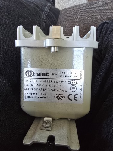Siet trasformatore neon - siet,