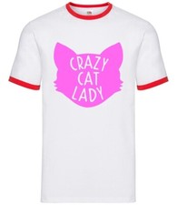 Crazy Cat Lady Rosa - Uomo Suoneria - Gatti Amante Animali Love Gattino Gattini