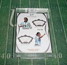 Maglia doppia 2022 Fansmall Argentina Team Batistuta Crespo /49 Encased SSP 📈🔥