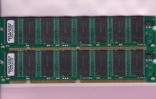 Kit memoria desktop 1 GB 2x512 MB PC133 MICRON B6947RA 64Mx4 PC-133 SDR rango singolo