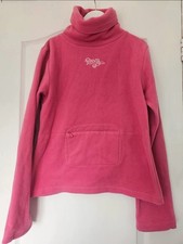 Girocollo vintage in pile rosa